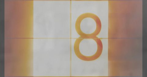 Vintage Film Countdown Number Eight - Download Free Stock Images Pikwizard.com