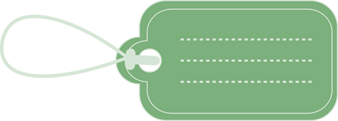 Green Tag with Copy Space on Transparent Background Vector - Download Free Stock Videos Pikwizard.com