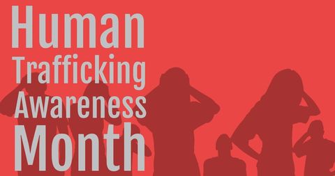 Human Trafficking Awareness Campaign Silhouette Design - Download Free Stock Images Pikwizard.com