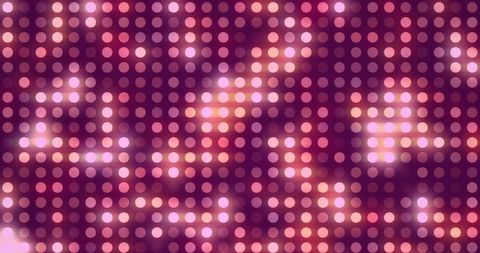 Twinkling Circular Light Grid with Pink and Orange Shine - Download Free Stock Images Pikwizard.com