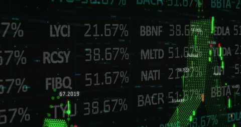 Dynamic Stock Exchange and Financial Data Displaying - Download Free Stock Images Pikwizard.com