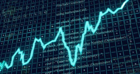 Dynamic Inflation Rate Visualization with Code Overlay - Download Free Stock Images Pikwizard.com