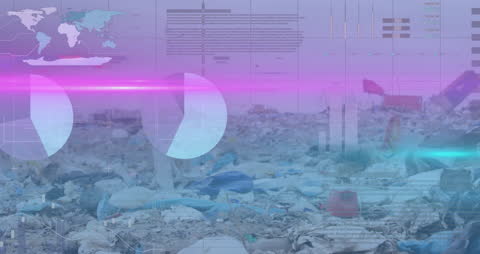 Digital Analytics Overlay on Environmental Waste Site