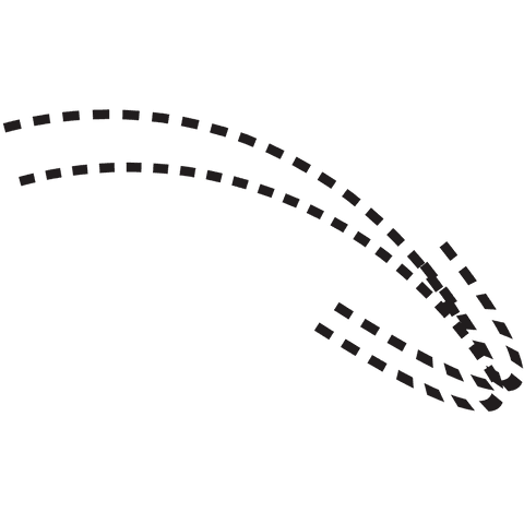 curved dashed arrow indicating a downward movement on transparent background - Download Free Stock Videos Pikwizard.com