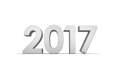 2017 year text on transparent background with 3d effect - Download Free Stock Videos Pikwizard.com