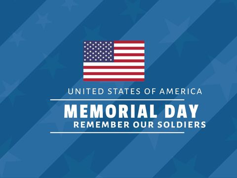 Memorial Day Tribute with American Flag Celebrating Soldiers' Influence - Download Free Stock Templates Pikwizard.com