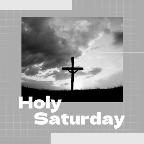 holy saturday christian cross silhouette against dramatic sky - Download Free Stock Templates Pikwizard.com