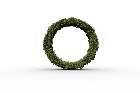 Eco Green Leafy Circle Transparent Design Element - Download Free Stock Videos Pikwizard.com