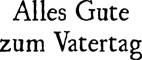 Digital typography alles gute zum vatertag on transparent background