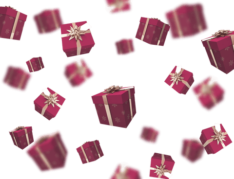 floating christmas gift boxes with transparent background - Download Free Stock Videos Pikwizard.com