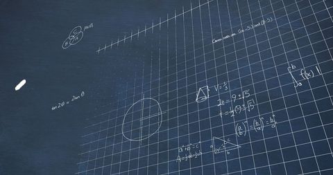 abstract mathematics calculations on chalkboard - Download Free Stock Images Pikwizard.com