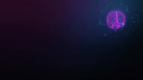 Innovative Digital Analysis with Gleaming Neon Brain