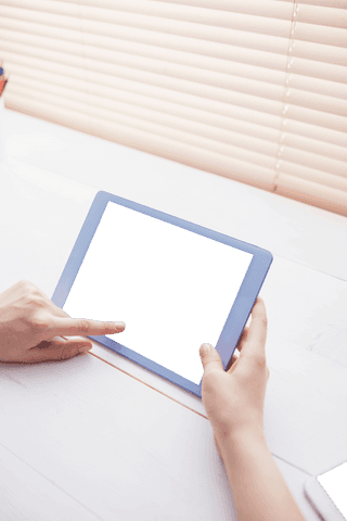 Hands and Tablet with Blank Screen Transparency Enhancing Digital Focus - Download Free Stock Videos Pikwizard.com
