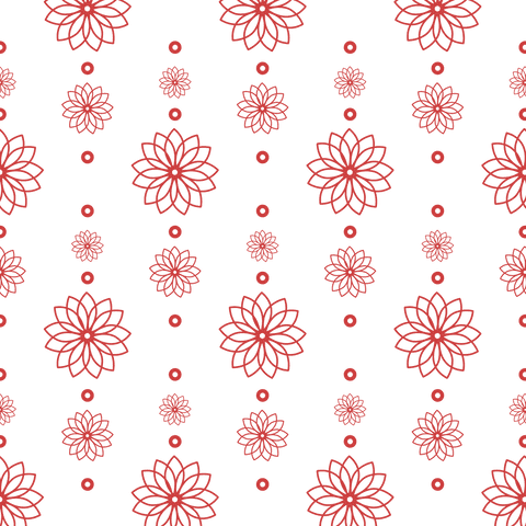 Elegant Red Floral Pattern on Transparent Background - Download Free Stock Videos Pikwizard.com