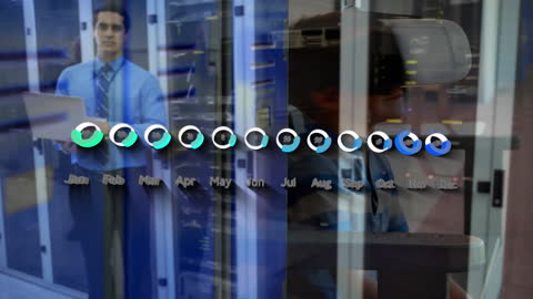 Virtual Reality in Data Analysis and Server Management