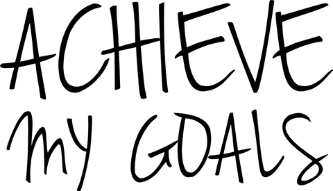 achieve my goals text on transparent background - Download Free Stock Videos Pikwizard.com