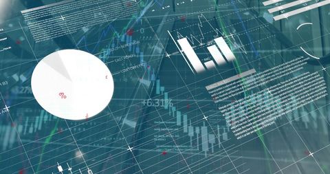Holographic Financial Data and Code Overlays - Download Free Stock Images Pikwizard.com