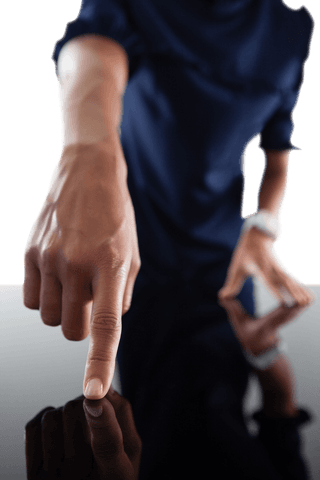Businesswoman Touching Transparent Virtual Interface - Download Free Stock Videos Pikwizard.com
