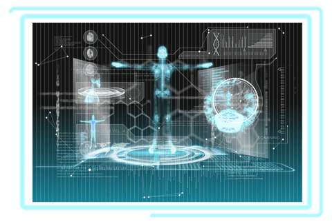 futuristic digital human anatomy on transparent background - Download Free Stock Videos Pikwizard.com