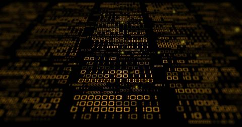 Abstract Binary Code Stream in Digital Data Flow - Download Free Stock Images Pikwizard.com