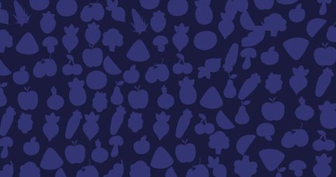 Dark Blue Vector Pattern of Mixed Fruits and Vegetables - Download Free Stock Images Pikwizard.com