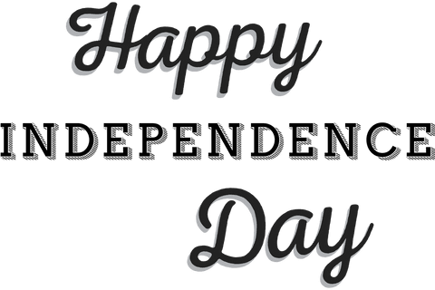 transparent happy independence day text on isolation - Download Free Stock Videos Pikwizard.com