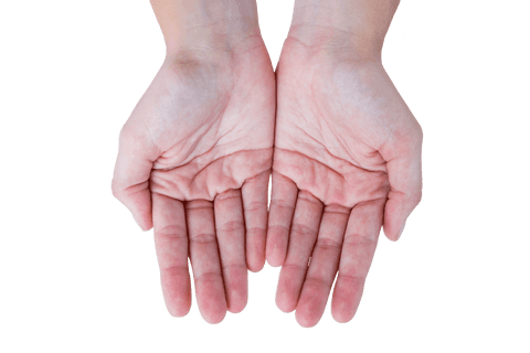 transparent open hands gesture in offering position - Download Free Stock Videos Pikwizard.com