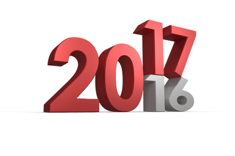 Transition from 2016 to 2017 on Transparent Background - Download Free Stock Videos Pikwizard.com