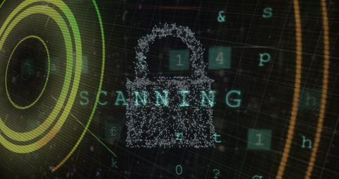 Digital Lock Representing Cybersecurity Data Protection - Download Free Stock Images Pikwizard.com