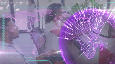 Global Networking Technology with Futuristic Interface