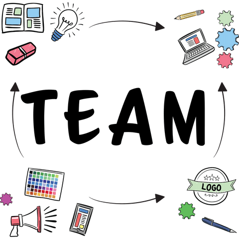 Creative Team and Business Workflow Icons on Transparent Background - Download Free Stock Videos Pikwizard.com