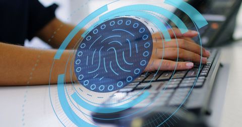 Digital Fingerprint Technology for Online Security - Download Free Stock Images Pikwizard.com