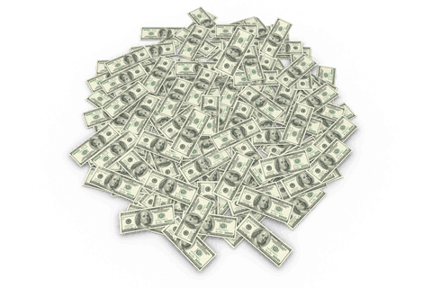 pile of dollar bills on transparent surface for finance concepts - Download Free Stock Videos Pikwizard.com