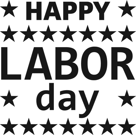 transparent happy labor day decorative stars text design - Download Free Stock Videos Pikwizard.com