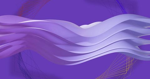 Vibrant Waves of Color Over Bold Purple Backdrop - Download Free Stock Images Pikwizard.com