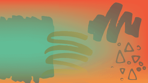 abstract transparent shapes with orange and green hues - Download Free Stock Videos Pikwizard.com