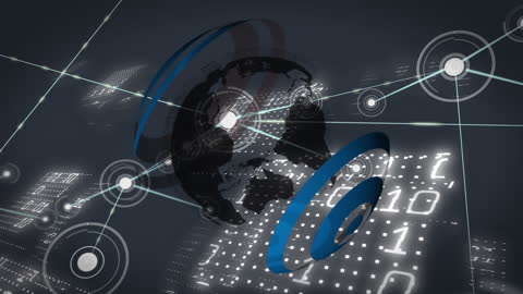 Global Data Visualization with Digital Network