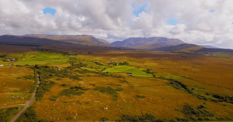 breathtaking transparent landscape with cloudy sky - Download Free Stock Videos Pikwizard.com
