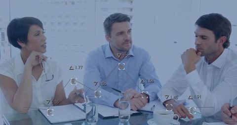 Data Analytics Overlay on Business Meeting Discussion