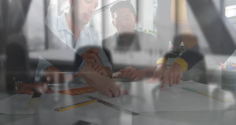 Collaborative Teamwork and Digital Innovation in Modern Office