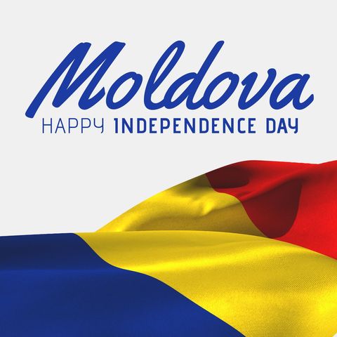 Moldova Independence Day Celebration with Flag Illustration - Download Free Stock Templates Pikwizard.com