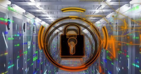 Cybersecurity Technology Concept with Digital Data Protection - Download Free Stock Images Pikwizard.com