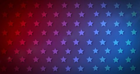 Pulsating Stars on Red to Blue Gradient Background - Download Free Stock Images Pikwizard.com