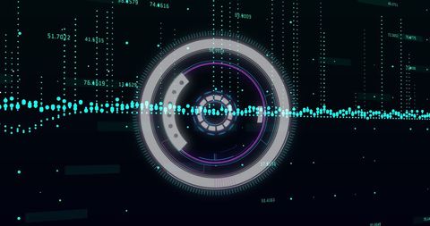 Digital Interface with Data Visual Tech Elements - Download Free Stock Images Pikwizard.com