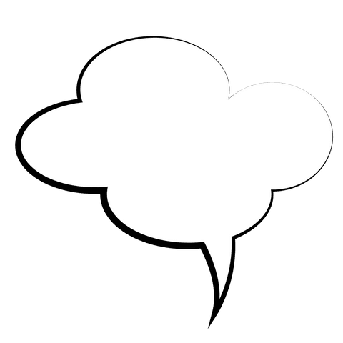 Transparent Speech Bubble Silhouette on Clear Background - Download Free Stock Videos Pikwizard.com