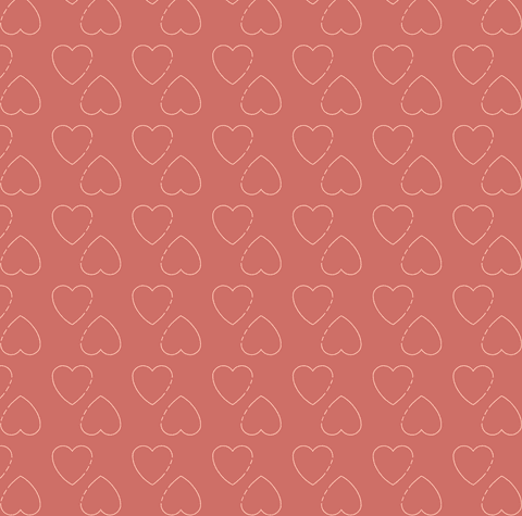 Seamless Heart Pattern on Red Transparent Background - Download Free Stock Videos Pikwizard.com