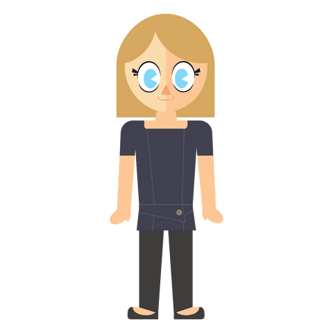 Digital Vector Caucasian Woman on Transparent Background Illustration - Download Free Stock Videos Pikwizard.com