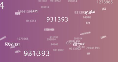 Dynamic Floating Numbers on Purple Gradient Background - Download Free Stock Images Pikwizard.com