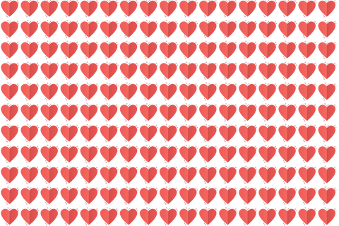 Repeating Red Hearts on Transparent Background - Download Free Stock Videos Pikwizard.com