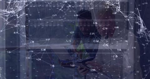 Innovative Business Network Connection Concept with Diverse Team